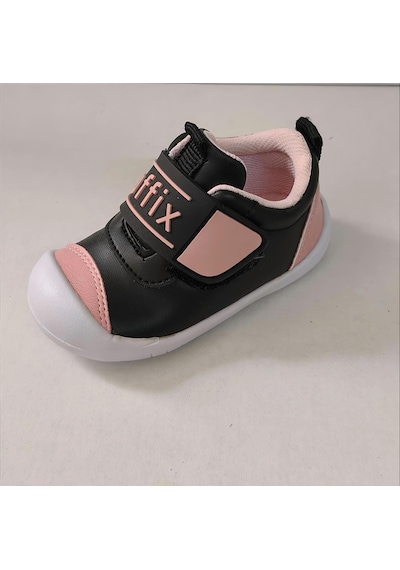 Papucumun Dünyası Ortopedik İlk Adım Bebek Ayakkabısı Renkli Bebek Spor Babet Yürüme Ayakkabısı Siyah - Pembe Papucumun Dünyası Ortopedik İlk Adım Bebek Ayakkabısı Renkli Bebek Spor Babet Yürüme Ayakkabısı Siyah - Pembe