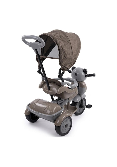 Babyhope Little Panda Lüx 3 Tekerlekli İtmeli Vizon Kahverengi