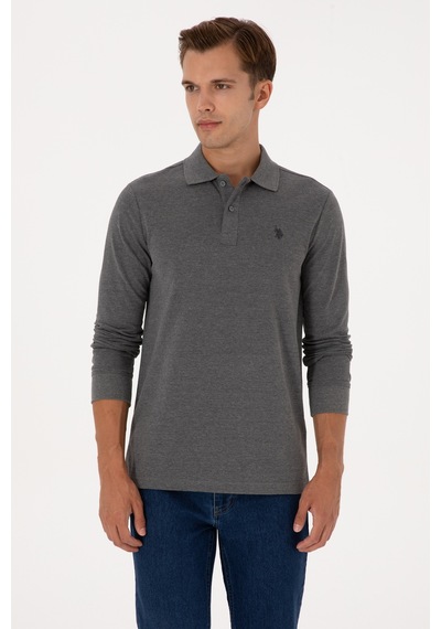 U.s. Polo Assn. Erkek Antrasit Melanj Sweatshirt 50307688-vr081 Antrasit Melanj