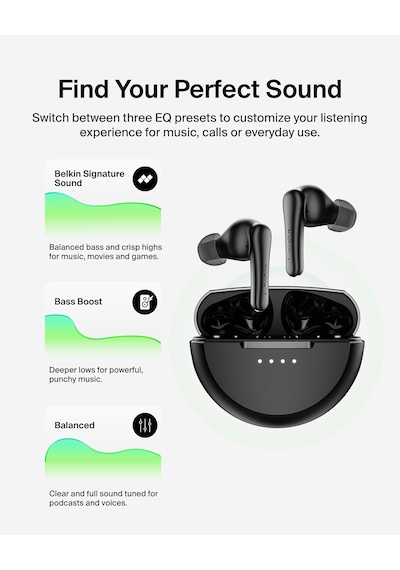 Belkin AUC015 Bluetooth 5.4 Kulak İçi Kulaklık