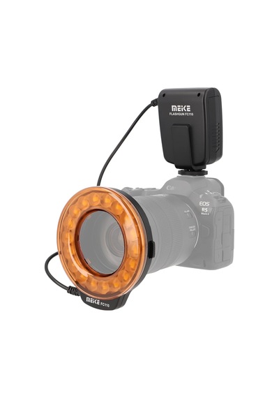 Makro Halka Flaş Fc-110 Halka Lamba, Nikon Dslr Slr Kameralar İçin Uygun, Flaş Ve Sürekli Işık, Video Çekimleri İçin De Uygundur