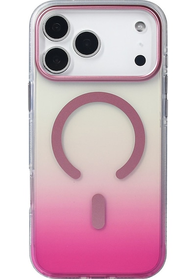 Subutu Apple Uyumlu iPhone 17 Pro Max Kılıf M-safe Şarj Özellikli Transparan Renk Geçişli Sbt Toros Kapak - Gri Gri