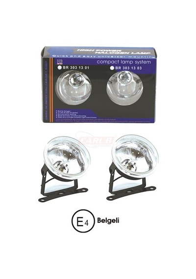 Carub 3031301 Sis Lambası Beyaz Yuvarlak 12v 9 Cm