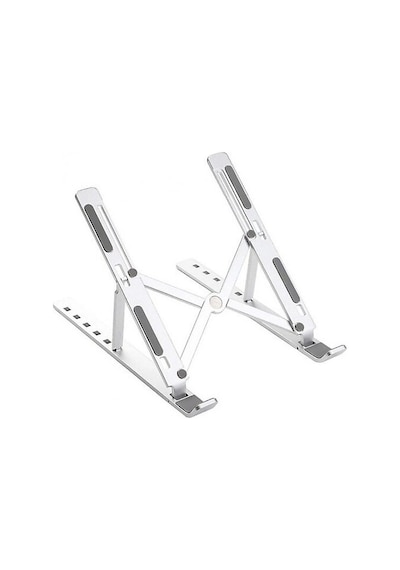 Stand 6 Kademeli Ergonomik Katlanabilir Taşınabilir Masaüstü Alüminyum Ayarlanabilir Laptop Standı Çok Renkli