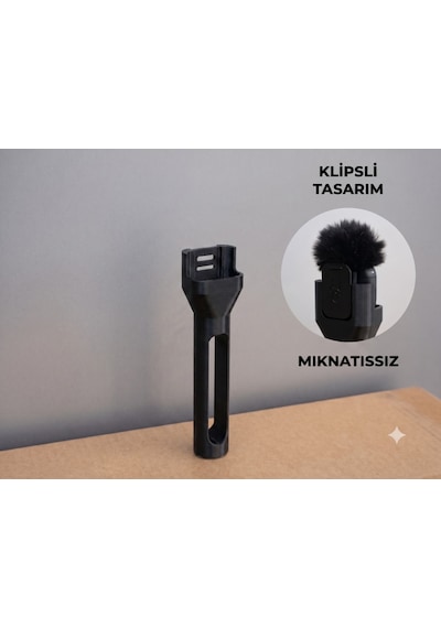 Djı Mic 3 El Tipi Mikrofon Tutucu Ergonomik Röportaj Ve Video Aparatı - Kısa Model 12 Cm