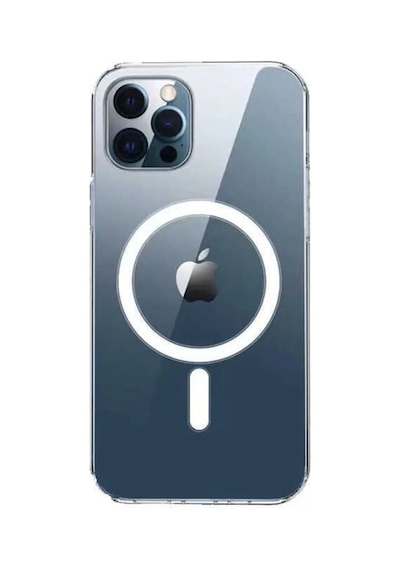 Iphone 14 Pro Kılıf Kamera Lens Korumalı Magsafe Destekli Şeffaf Darbe Emici Sert Kapak
