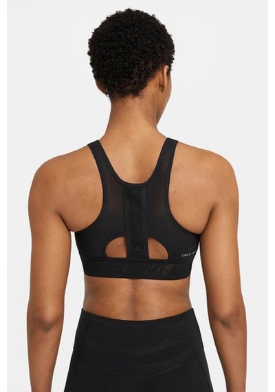 Nike Dri Fit Adv Bra Black Ref Pad Çıkartılabilir Pedli Siyah Sporcu Sütyeni Bra