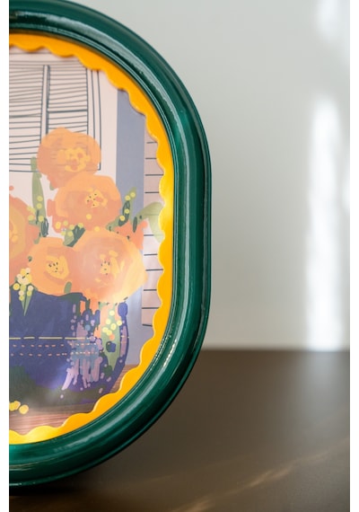 Bellini Metal Fotoğraf Çerçevesi Yeşil