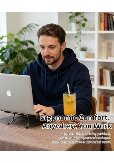 Miley Masa İçin Taşınabilir Katlanabilir Dizüstü Bilgisayar Standı, Katlanabilir Ergonomik, 8 Seviyeli Yükseklik, 13-17 İnç Dizüstü Bilgisayarlar, Alüminyum Yapı, Tripod Uyumlu, Taşınabilir, Saklama Miley Masa İçin Taşınabilir Katlanabilir Dizüstü Bilgisayar Standı, Katlanabilir Ergonomik, 8 Seviyeli Yükseklik, 13-17 İnç Dizüstü Bilgisayarlar, Alüminyum Yapı, Tripod Uyumlu, Taşınabilir, Saklama