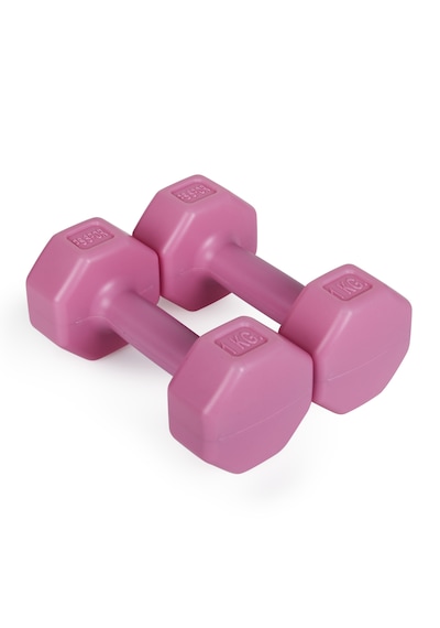 Psspor 3 Set Pembe Renk Dambıl 1kg-2kg-3kg + Stand + 5'li Set