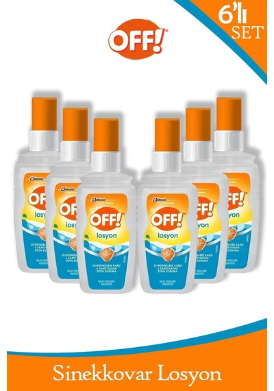 Off Sinekkovar Losyon 100 Ml X 6 Adet
