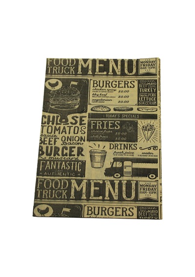 Kağıt Sunum Altlığı 25x35 Cm 50li Paket Çok Renkli