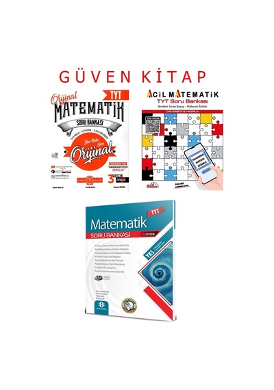 Orijinal Bilgi Sarmal Acil Yayınları Tyt Matematik Soru Bankası Seti
