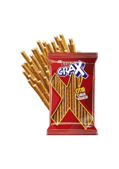Eti Crax Sade Çubuk Kraker 34 x 40 G