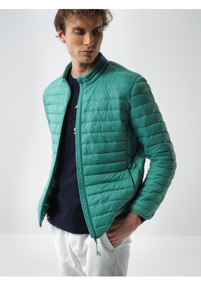 Yeşil Formunu Koruyan Regular Fit Mont 190571