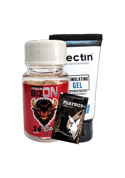 Bizon Erkeklere Full Action 10lu Kapsül + Erectin Krem + Lubricated