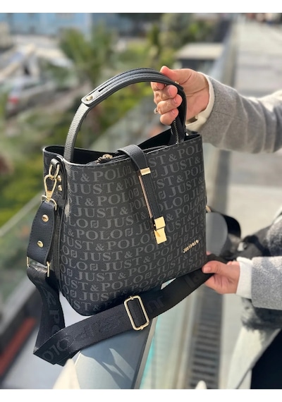 Just Polo Kadın Yeni Sezon El Ve Omuz Çantası Mh6000mh Siiyah
