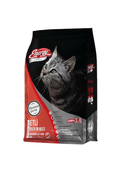 Energy Sığır Etli Yetişkin Kedi Maması 1 KG