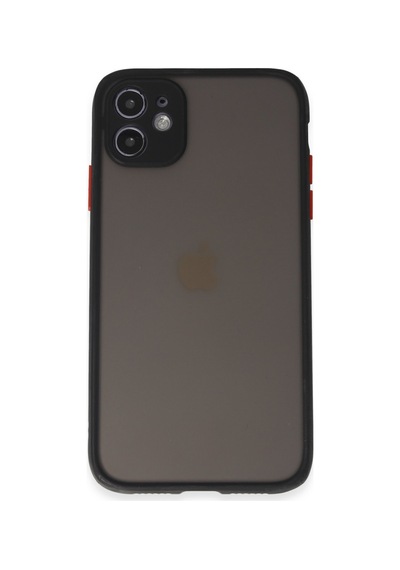 Apple iPhone Uyumlu  11 Kılıf Montreal Silikon Kapak -  Siyah