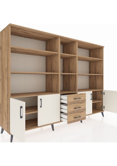 Hyperion Dolap 11 Raflı 3 Çekmeceli 4 Kapaklı 220x44x163 Çam-ayta Çam-aytaşı/çam Hyperion Dolap 11 Raflı 3 Çekmeceli 4 Kapaklı 220x44x163 Çam-ayta Çam-aytaşı/çam