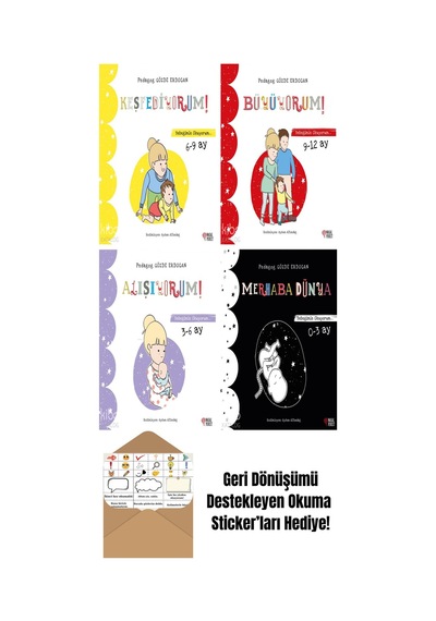 Gözde Erdoğan 4 Kitap Seti + Okuma Sticker'ları