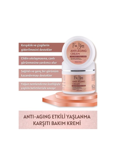 Kırışıklık Ve Yaşlanma Karşıtı Sıkılaştırıcı Etkili Anti-aging Cilt Bakım Kremi 50 Ml