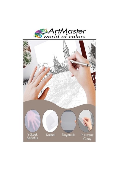 Aydınger Kağıdı A4 83 Gr Eskiz Kağıdı 100 Adet Artmaster Aydınger Kağıt 21x29,7 Cm Buzlu Mumlu Kağıt Çizim Kağıdı