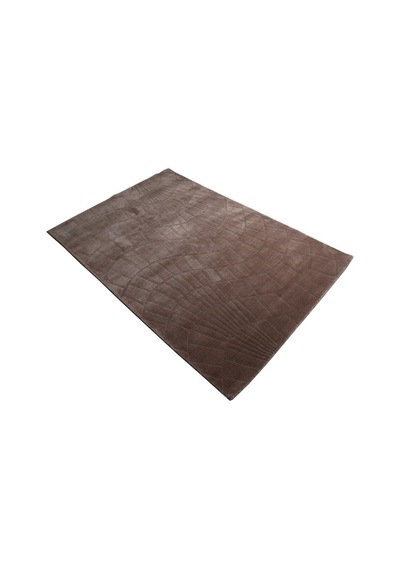 Çam Halı Emboss 7803 Kahverengi Modern Desen Yeni Zellanda Yünü V 130X190 Kahverengi