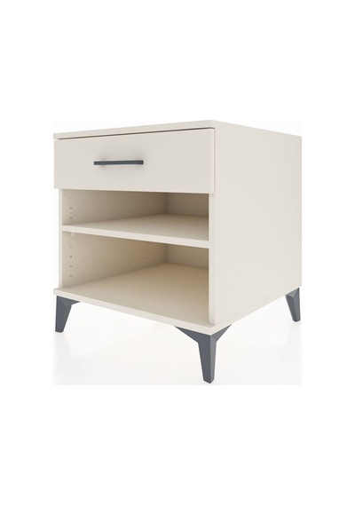 Kronos Komodin Tek Raflı Tek Çekmeceli 60x59x64 Aytaşı-aytaşı Aytaşı