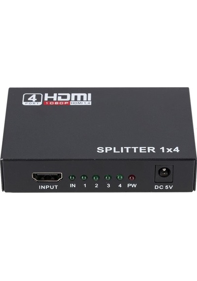 Powermaster 4 Port 4k-2k 1080p Hdmı Splitter Dağıtıcı