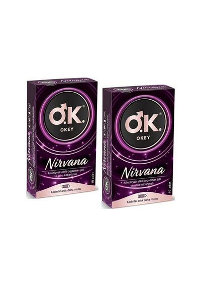 Okey Nirvana Prezervatif 10'lu x 2