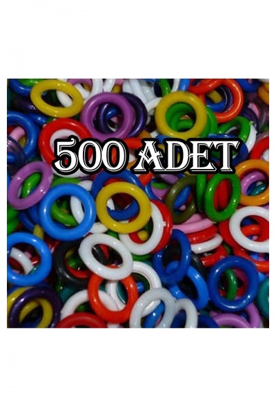 Usmtekno Güvercin Boncuğu Kuş Boncuğu Kuş Halkası 500 Adet Karışık Renkli