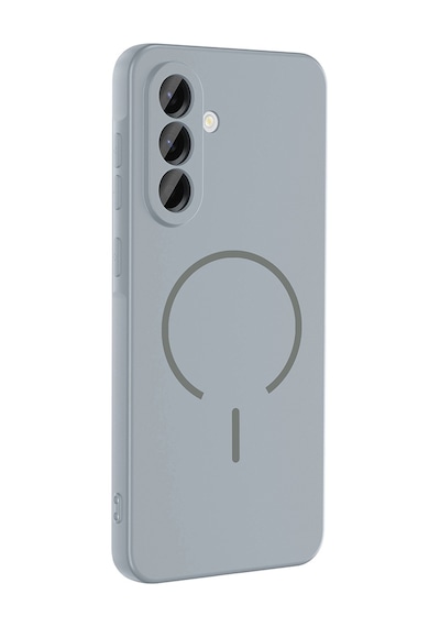 Galaxy Uyumlu A56 Kılıf Magsafe Destekli Kamera Korumalı Yumuşak Silikon Pazarplus Kahverengi