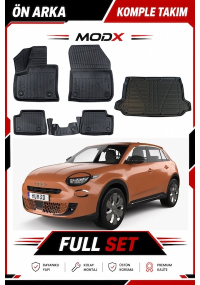 Togg T10f 2025 Model 5d Havuzlu Paspas + 3d Bagaj Havuzu Seti Premıum A+