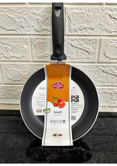 Amalfi Teflon Kaplama 20 Cm Izgara Tava Şampanya Köpüğü Belirtilmemiş