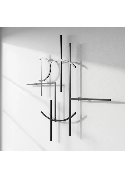 Fibonacci Metal Tablo Siyah
