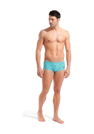 Arena Allover Swim Low Waist Short Erkek Mavi Yüzücü Düşük Bel Mayo 011888580