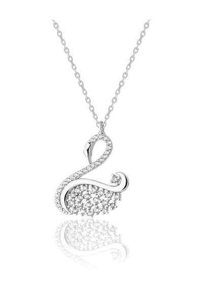 Zanaatsilver 925 ayar Gümüş Kuğu modeli kolye