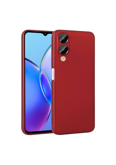 Zore Vivo Y17s Kılıf Nvth Premier Silikon Kapak - Kırmızı