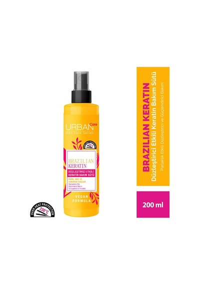 Urban Care Brazilian Keratin Saç Bakım Sütü, 200 Ml