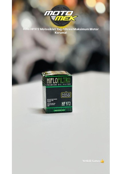 Hiflo Hf972 Motosiklet Yağ Filtresi Yüksek Performans Ve Maksimum Motor Koruma