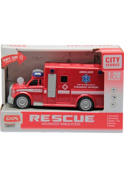Ctoy Sesli Ve Pilli Ambulans 1:20
