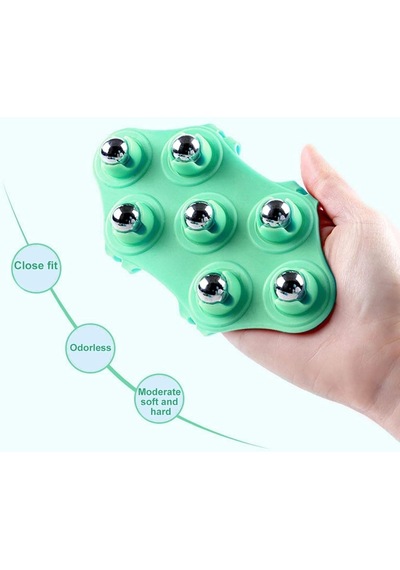 Busstier 7 Bilyeli Vücut Masaj Aleti, Derin Doku Ve Masajı İçin Ergonomik Tasarım Çok Renkli