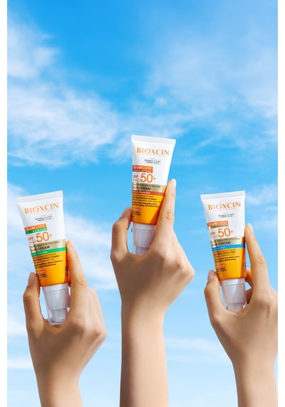 Bioxcin Sun Care Lekeye Eğilimli Ciltler Spf 50 Güneş Kremi 50 ml - Alfa Arbutin, Kolajen, Hyaluronik Asit