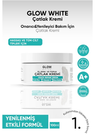 Glow Whıte %10 Üreli El, Ayak Ve Topuk Kremi Yoğun Nem Ve Onarıcı Bakım 100 Ml
