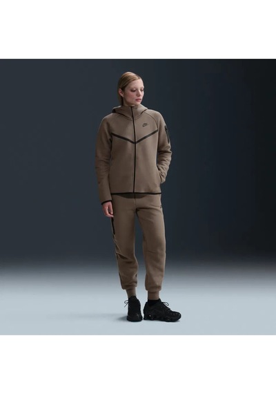 Sportswear Tech Fleece Windrunner Full-zip Hooded Ss25 Kadın Sweatshirt Kahverengi