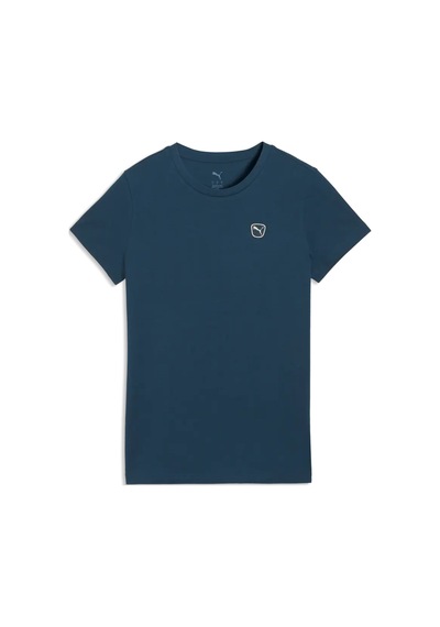 Puma Ess Elevated Tee Mavi Kadın T-shirt