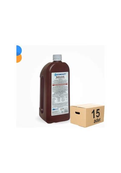 Dermokon Batikon Antiseptik Çözelti 1000ml - 15 Adet