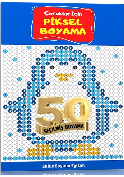 Çocuklar İçin Piksel Boyama Kitabı