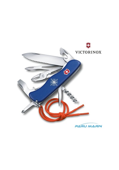 Victorinox 0.8593.2W Skipper 111mm Kamp Çakı Kırmızı - Mavi